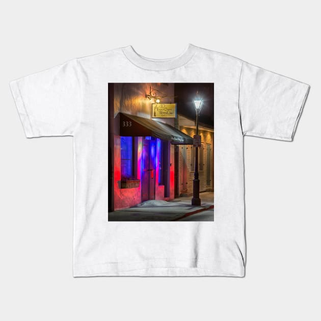 French Quarter Wedding Chapel Kids T-Shirt by jforno